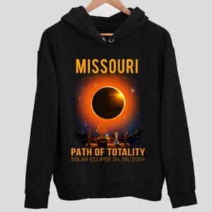 Missouri Path of Totality Solar Eclipse April 8 2024 Hoodie