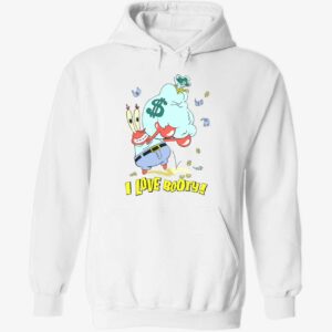 Mr Krabs i love booty hoodie