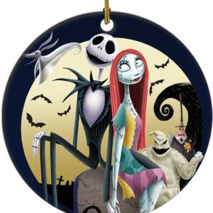 Nightmare Before Christmas Ornament Funny Moonlight