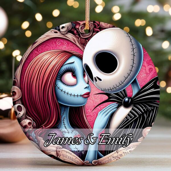 Nightmare Before Christmas Ornament Tree Jack And Sally