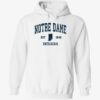 Notre dame est 1842 indiana hoodie