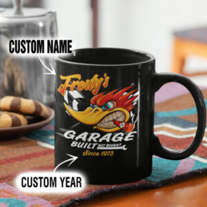 Personalized Kustom Kultrure Woodpecker Mr Horsepower Hot Rod Coffee Mug