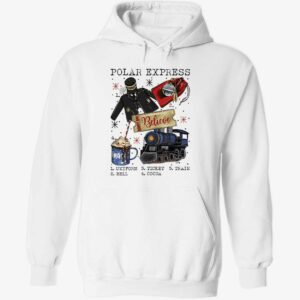 Polar Express believe uniform ticket train bell cocoa hoodie