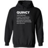 Quincy Noun a Legend The Perfect Man Hoodie