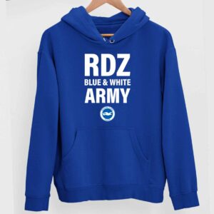 Rdz Blue And White Army Brighton And Hove Albion Hoodie