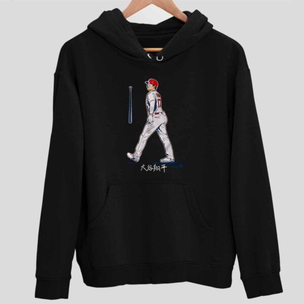 Red LA Angels Shohei Ohtani’s Bat Flip Hoodie