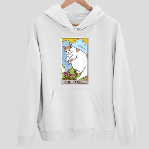 Sad Cat The Fool Tarot Hoodie