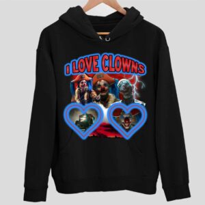 Sadstreet Buggy One Piece I Love Clowns Hoodie