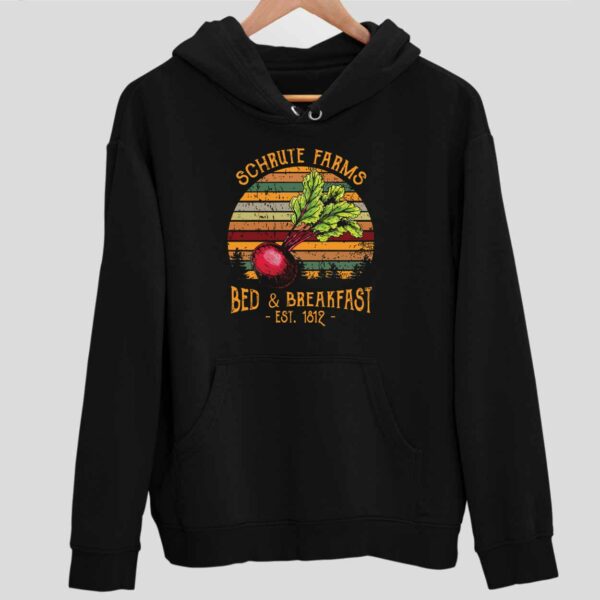 Schrute Farms Bed And Breakfast Est 1812 Vintage Hoodie