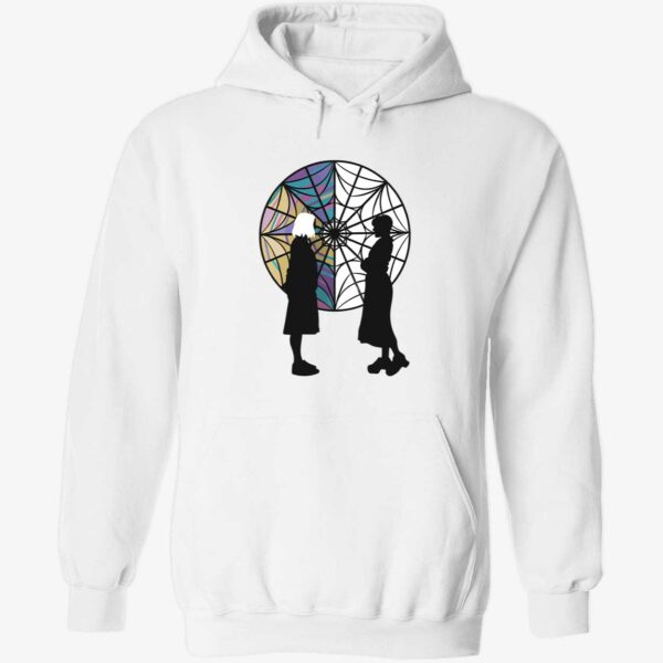 Silhouettes Spiderweb Addams and Enid Sinclair hoodie