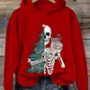 Skeleton Retro Merry Sorta Scary Shirt & Sweatshirt