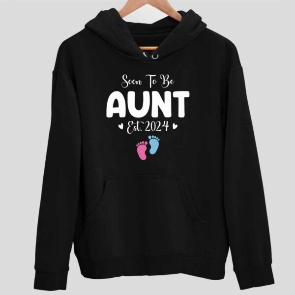 Soon To Be Aunt Est 2024 Pregnancy Hoodie