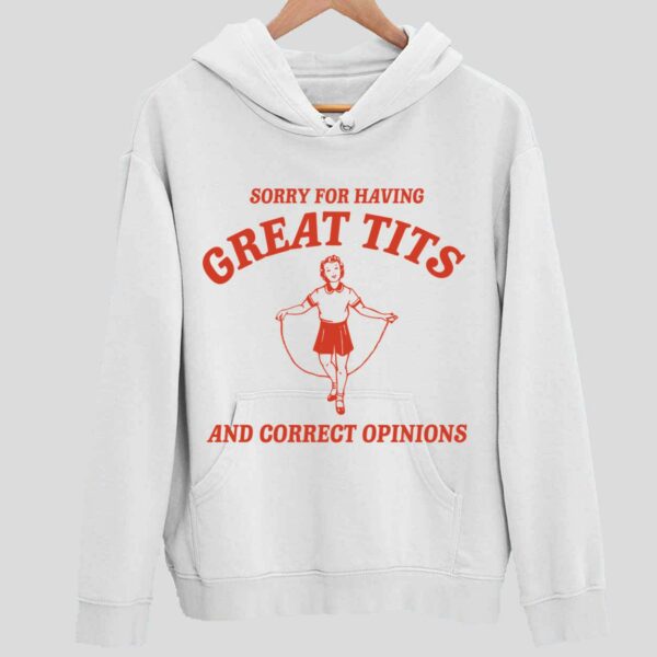 Sorry For Having Great Tits And Correct Hoodie