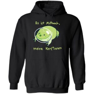 Spacefrogs es ist mittwoch meine kerlinnen hoodie