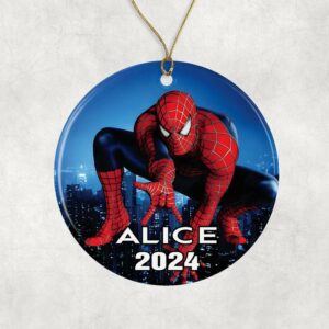 Spider Man Christmas Ornament 2024 Family And Friend