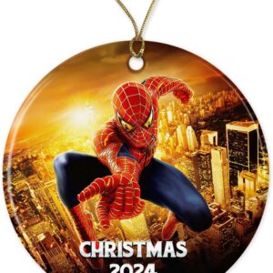 Spider Man Christmas Ornament 2024 Funny Xmas Tree