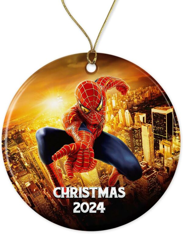 Spider Man Christmas Ornament 2024 Funny Xmas Tree