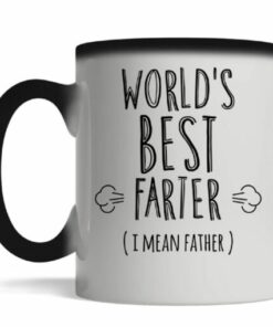 Worlds Best Farter I Mean Father Mug Funny Personalized Gifts For Dad 7