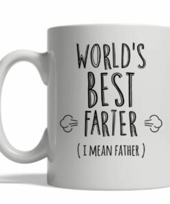 Worlds Best Farter I Mean Father Mug Funny Personalized Gifts For Dad 8