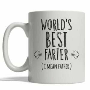 World’s Best Farter I Mean Father Mug Funny Personalized Gifts For Dad