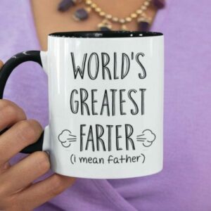 World’s Greatest Farter I Mean Father Mug Personalized Gift For Dad