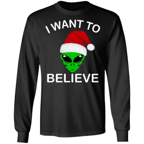 Alien I Want To Believe Shirt