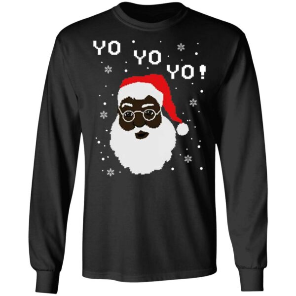 Black Santa Yo Yo Yo Shirt