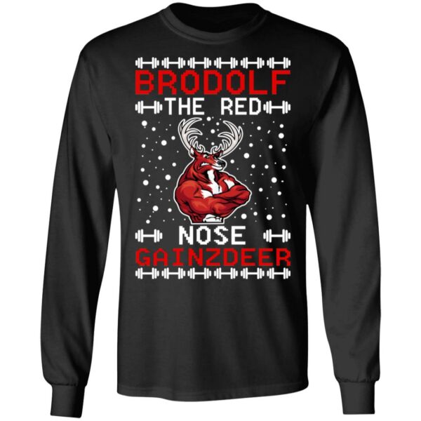 Brodolf The Red Nose Gainzdeer Christmas Sweater