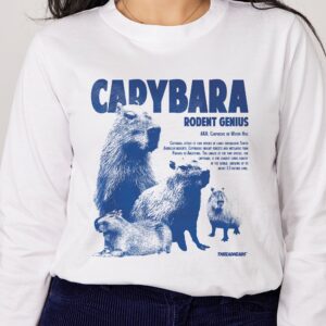 Capybara Rodent Genius Long Sleeve