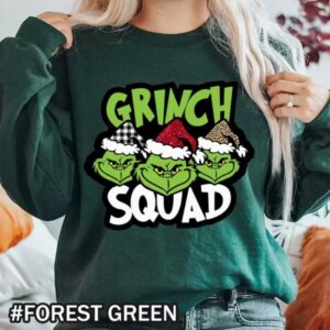 Christmas Grinch Squad T-Shirt & Sweatshirt