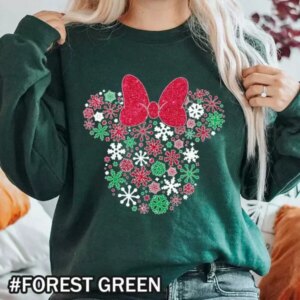 Christmas Snowflake Disney Minnie Mouse T-Shirt