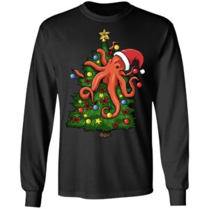 Christmas Tree Octopus Shirt