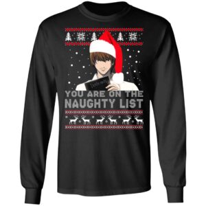 Death Note –  You Are On The Naughty List Ugly Christmas Sweater