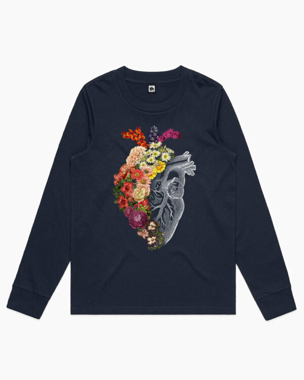 Flower Heart Spring Long Sleeve