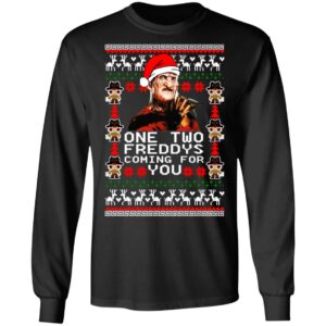 Freddy Krueger – One Two Freddys Coming For You Christmas Sweater