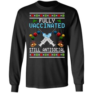 Fully Vaccinated Still Antisocial Christmas Sweater