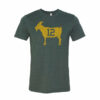 GOAT 12 Green Vintage T-shirt