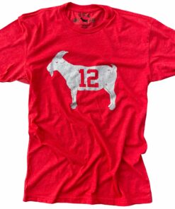 GOAT 12 Red Tampa Bay T shirt 1