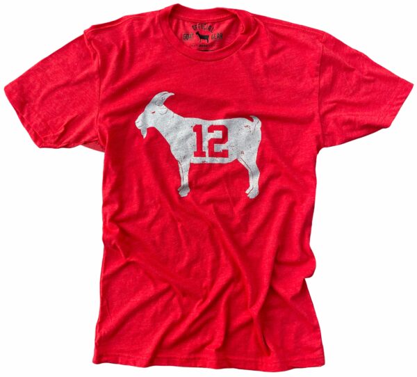 GOAT 12 Red Tampa Bay T-shirt