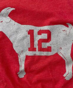 GOAT 12 Red Tampa Bay T shirt 2