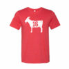 GOAT 16 Red Vintage T-shirt
