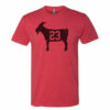 GOAT 23 Red Vintage T-shirt