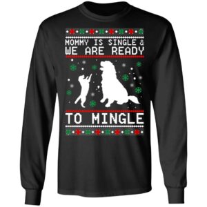 Golden Retriever Mommy Is Single And We Are Ready Christmas Sweater