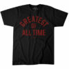 Greatest Of All Time BlackRed T-shirt