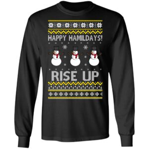 Happy Hamildays Rise Up Christmas Sweater