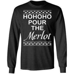 Hohoho Pour The Merlot Christmas Sweater