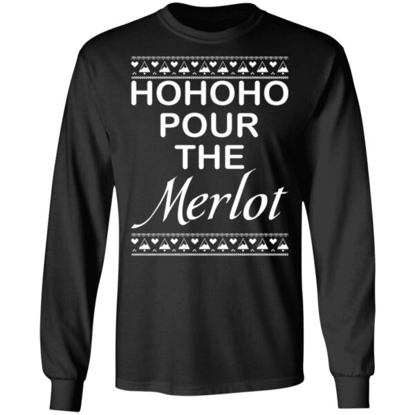 Hohoho Pour The Merlot Christmas Sweater