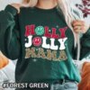 Holly Jolly Mama Christmas T-Shirt – Vintage Cheetah Print