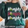 Naughty Grinch Christmas Shirt with Buffalo Plaid & Leopard Pattern