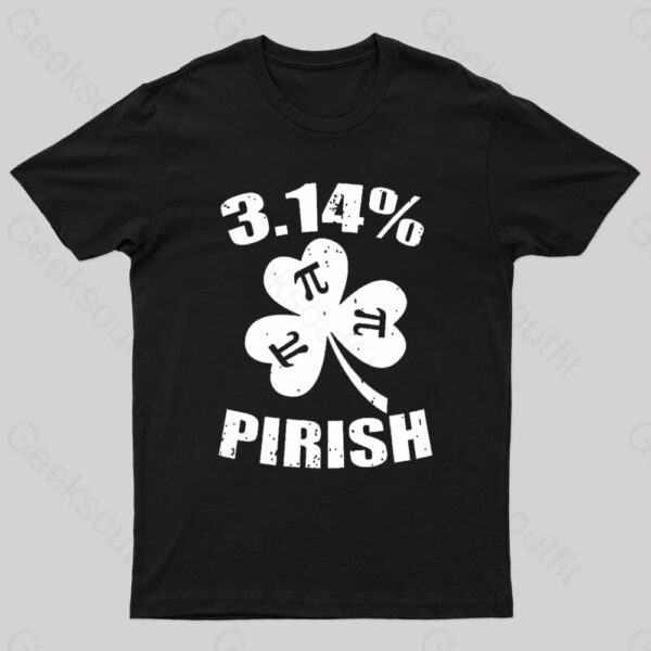 Pi Day St. Patrick’s 3.14 Irish Nerd T-Shirt